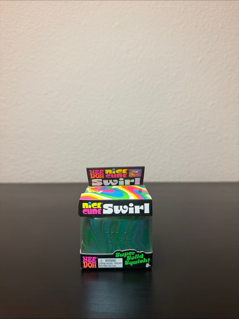 Needoh Nice Cube Swirl Green Blue